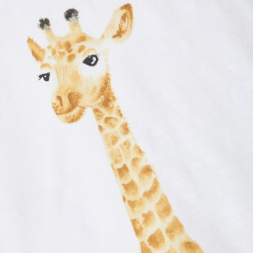 ΜΠΛΟΥΖΑ GIRAFFE WHITE ORGANIC NAME IT - Image 3