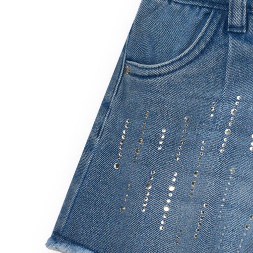 ΣΟΡΤΣ DENIM ΜΕ STRASS NATH - Image 3