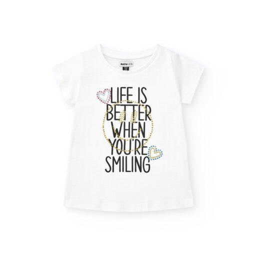 ΜΠΛΟΥΖΑ LIFE IS BETTER WHEN YOU'RE SMILING NATH