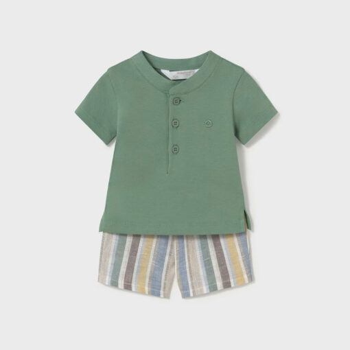 SET ΒΕΡΜΟΥΔΑ POLO ΧΑΚΙ ΡΙΓΕ MAYORAL