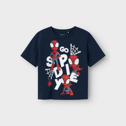 ΜΠΛΟΥΖΑ GO SPIDEY ΜΠΛΕ NAME IT