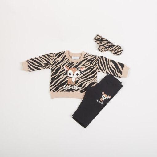 SET ΚΟΛΑΝ DEER ΜΑΥΡΟ TRAX