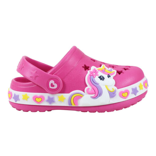 ΣΑΝΔΑΛΙΑ CLOGS UNICORN ΦΟΥΞΙΑ DISNEY