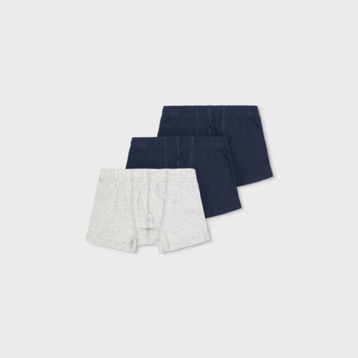 SET BOXER 3 ΤΜΧ ΜΠΛΕ ΓΚΡΙ NAME IT