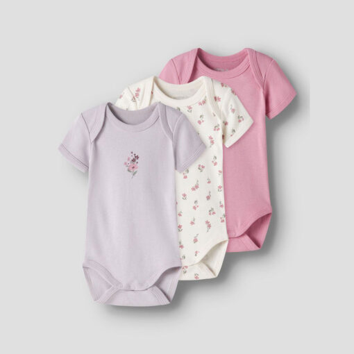 SET 3 ΚΟΡΜΑΚΙΑ FLORAL ORGANIC NAME IT
