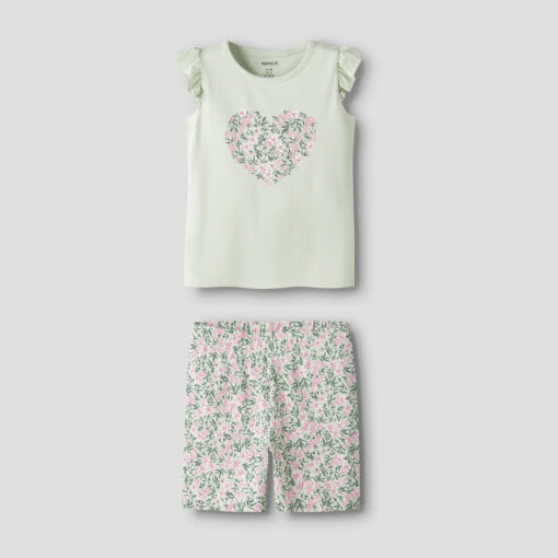 SET ΚΟΛΑΝ FLOWER HEART ΜΕΝΤΑ ORGANIC NAME IT