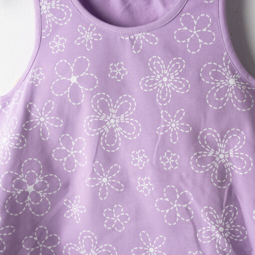 Alternative view of SET ΣΟΡΤΣ ALL OVER FLOWER PRINT ΛΙΛΑ NEK