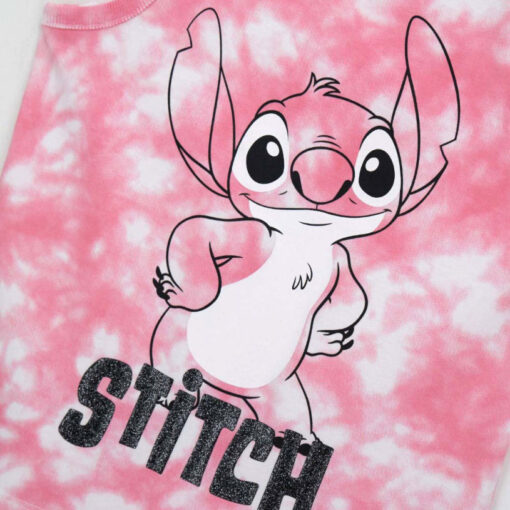 Alternative view of ΜΠΛΟΥΖΑ TIE DYE STITCH ΡΟΖ ORIGINAL MARINES